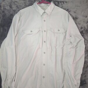 Kuhl Airspeed Shirt Mens Medium Gray Long Sleeve Performance Hiking 7191